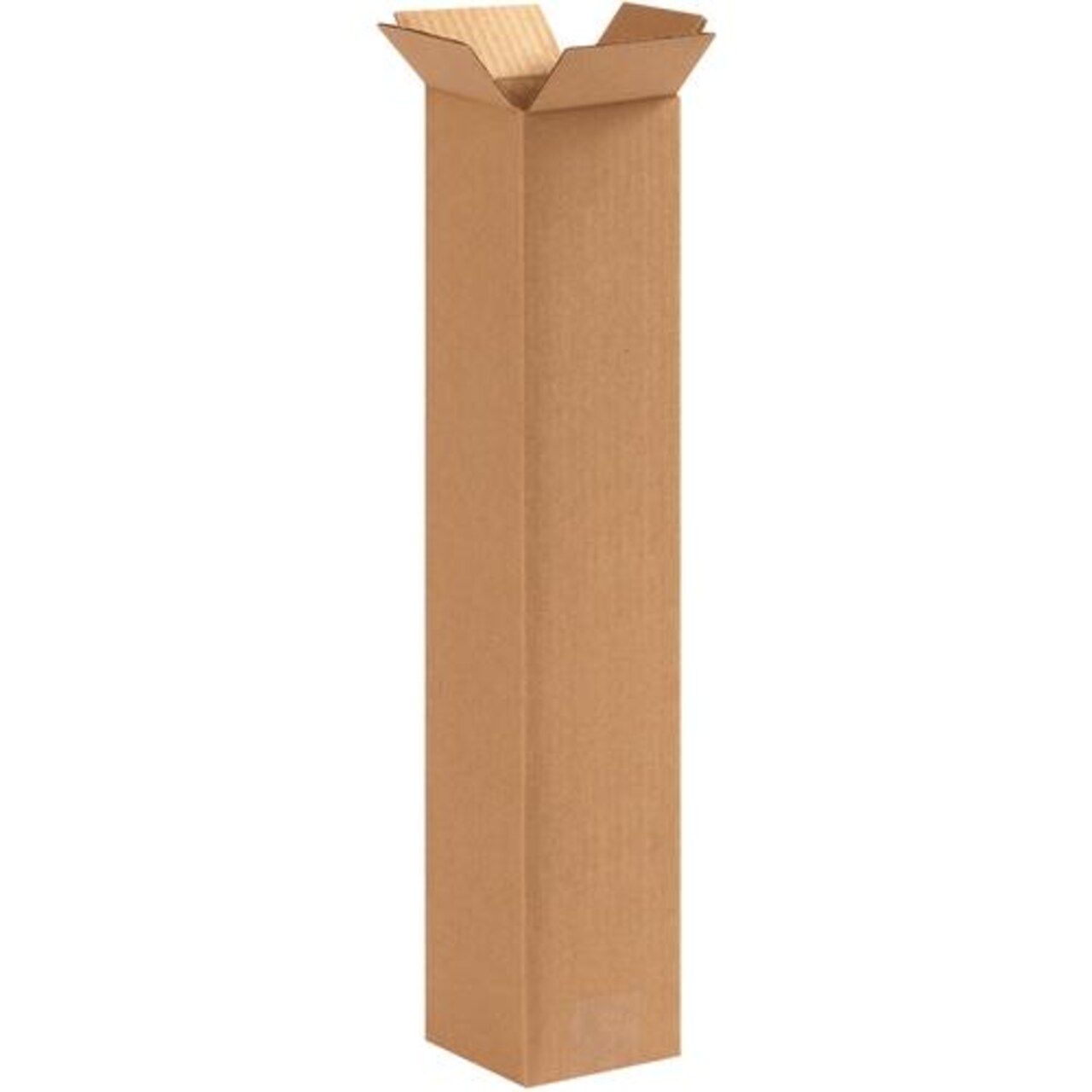 MyBoxSupply 4 x 4 x 20" Tall Corrugated Boxes, 25 Per Bundle